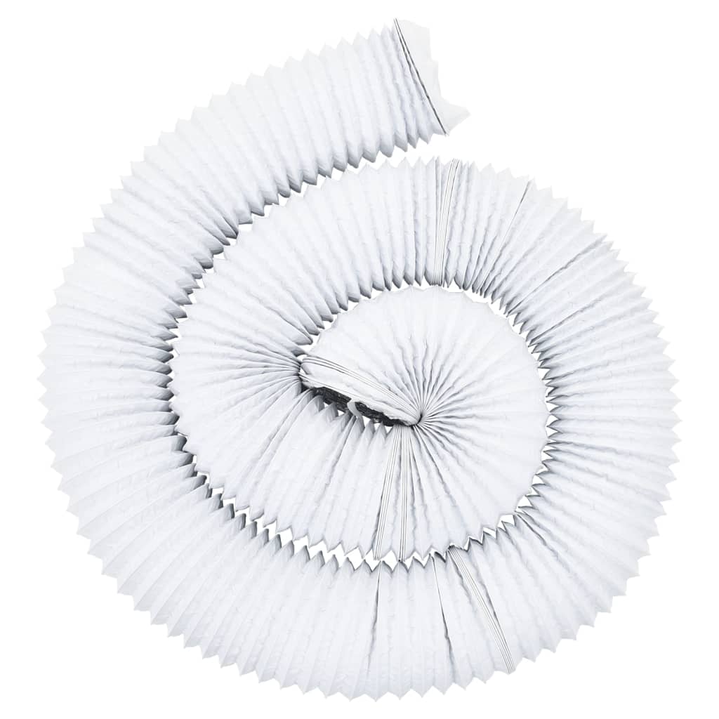 vidaXL Ventilačné potrubie hliník a PVC 6 m Ø10 cm