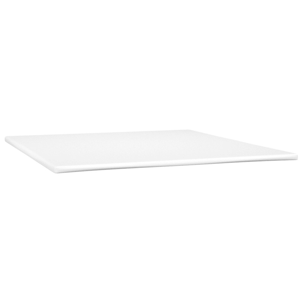 vidaXL Boxspring posteľ matrac a LED kapučínová 180x200 cm umelá koža