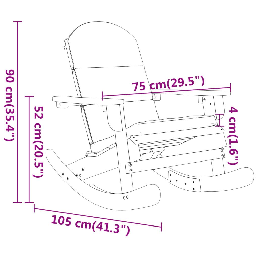 vidaXL 3-dielna záhradná sedacia súprava Adirondack akáciový masív