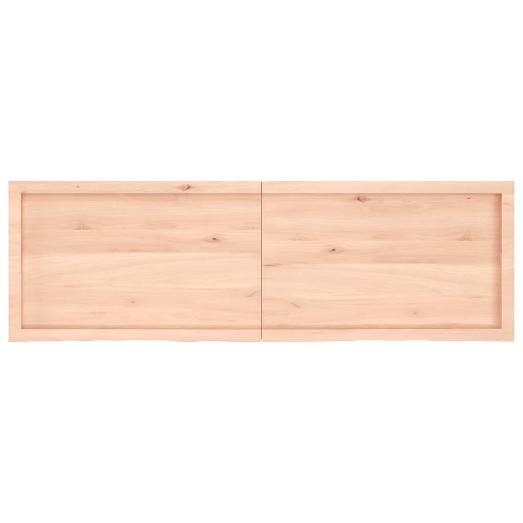 vidaXL Kúpeľňová doska 160x50x(2-6) cm neošetrený masív