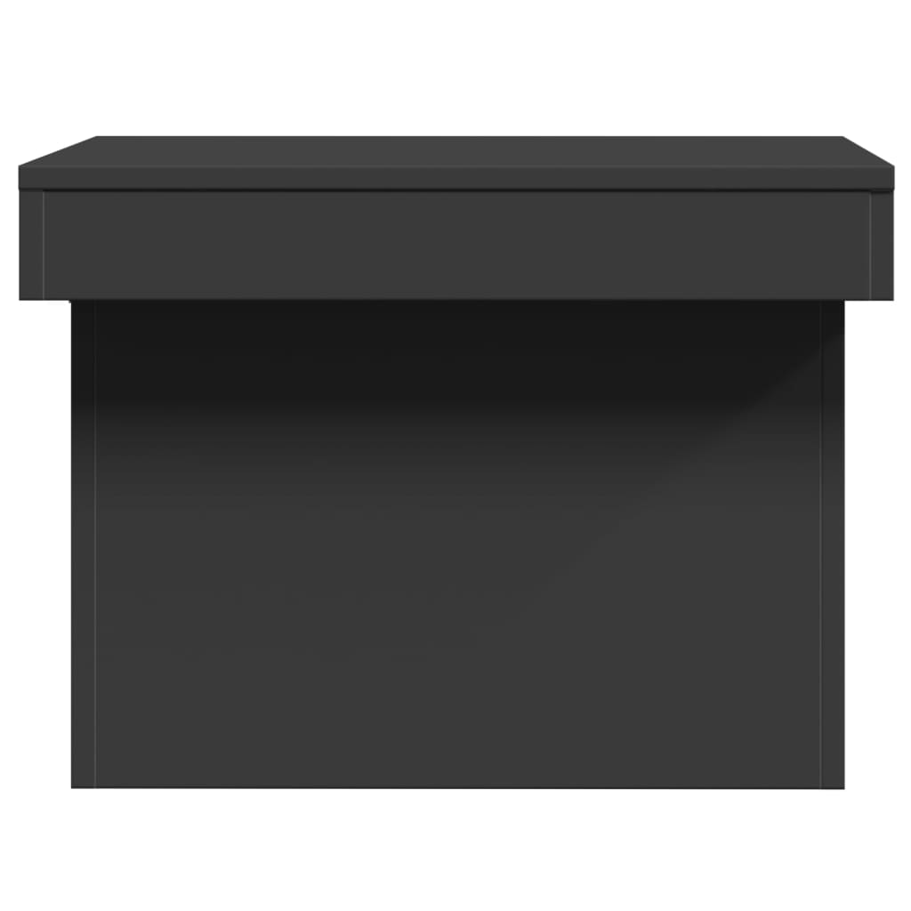 vidaXL Konferenčný stolík čierny 80x55x40 cm kompozitné drevo