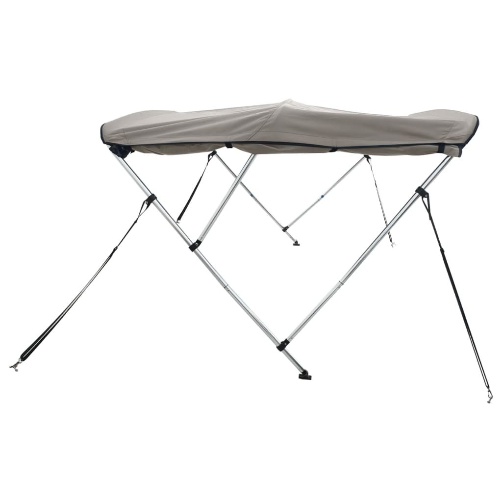 vidaXL Strieška Bimini s 3 oblúkmi a stenami 183x(154-167)x137 cm