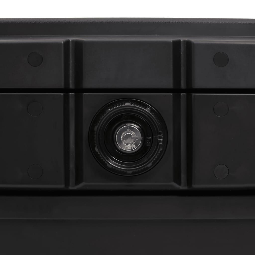 vidaXL Bezpečnostná schránka, čierna 44x37x34 cm