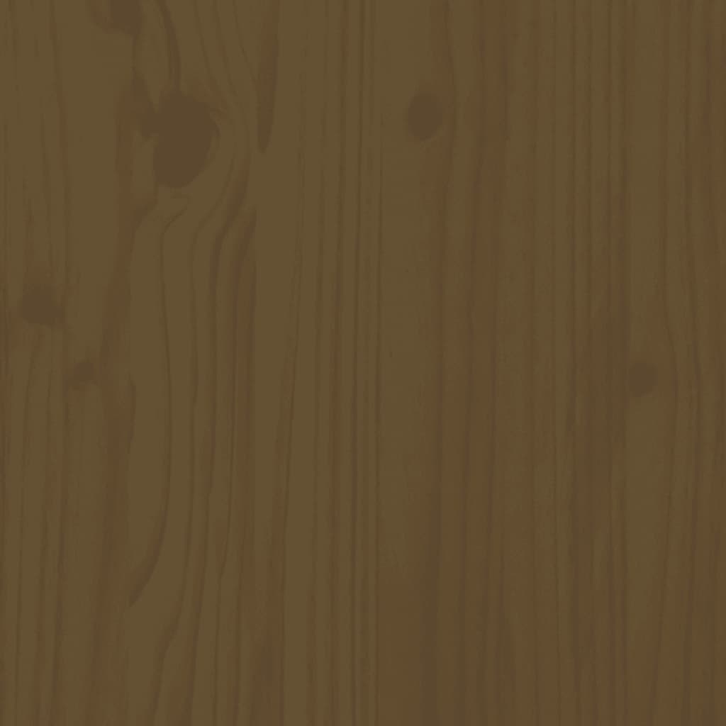 vidaXL Posteľný rám medovo-hnedý masívne drevo 120x200 cm