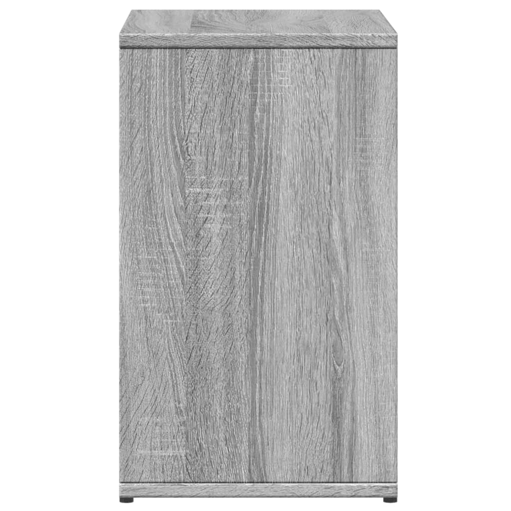 vidaXL Príručný stolík sivý dub sonoma 50x30x50 cm spracované drevo