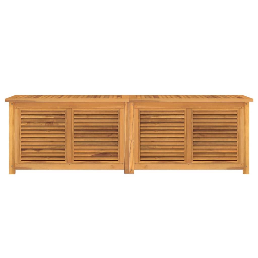 vidaXL Záhradný úložný box s vreckom 175x50x53 cm masívny teak