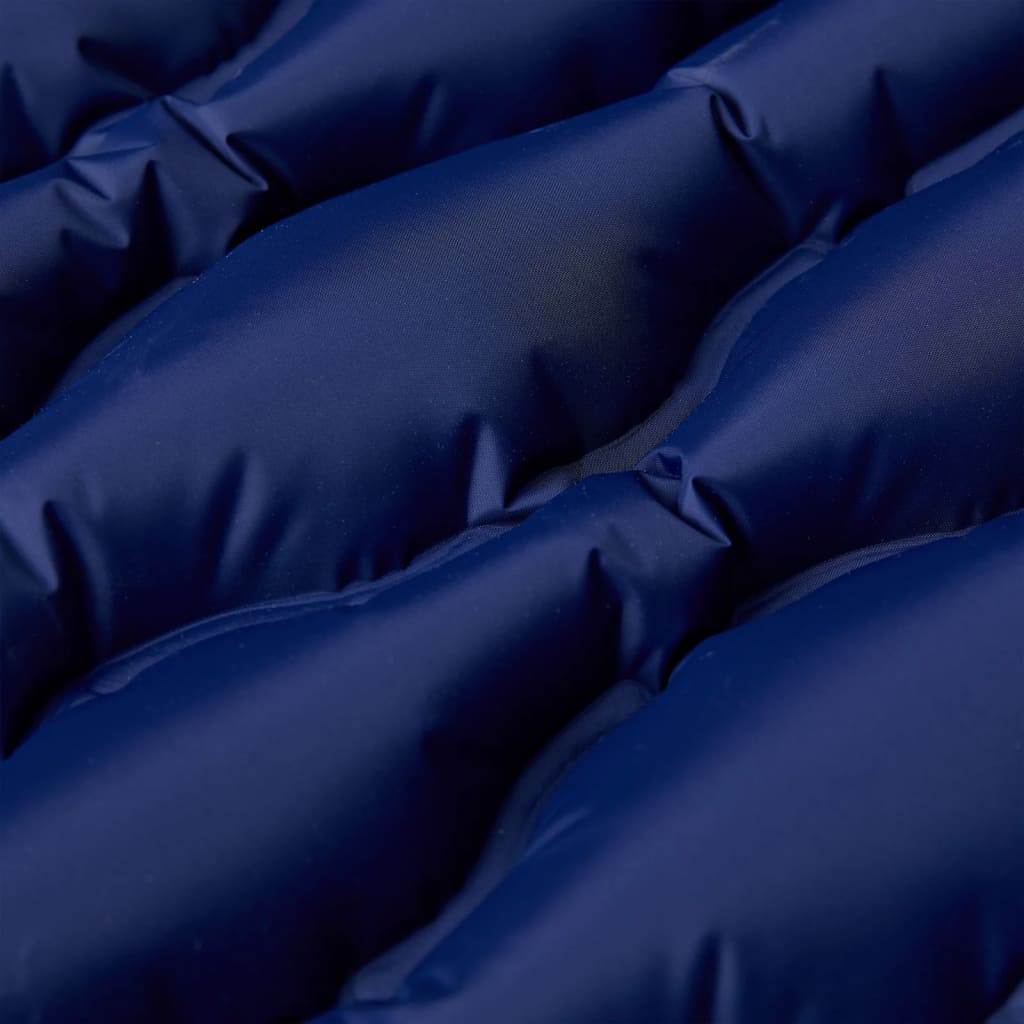 vidaXL Samonafukovací kempingový matrac s vankúš 1 osoby modrý