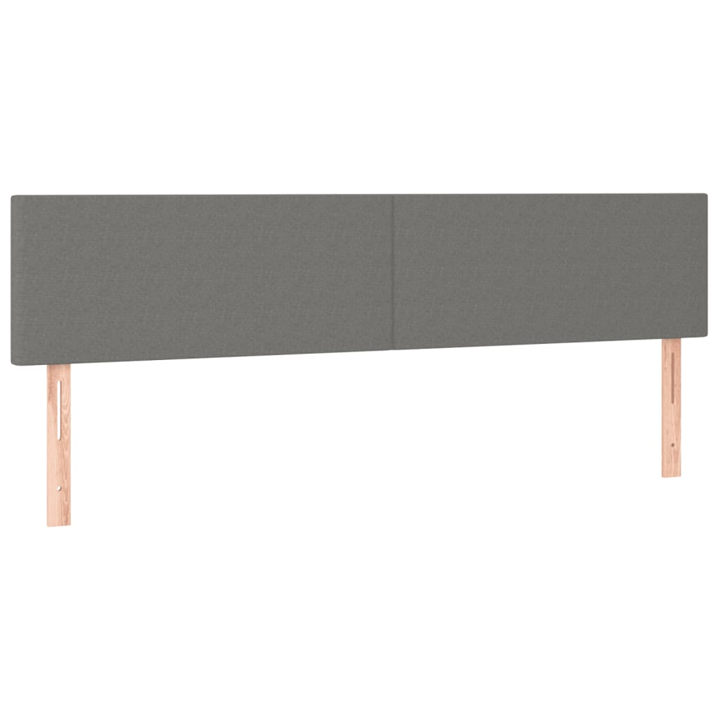 vidaXL Boxspring posteľ s matracom tmavosivá 180x200 cm látka