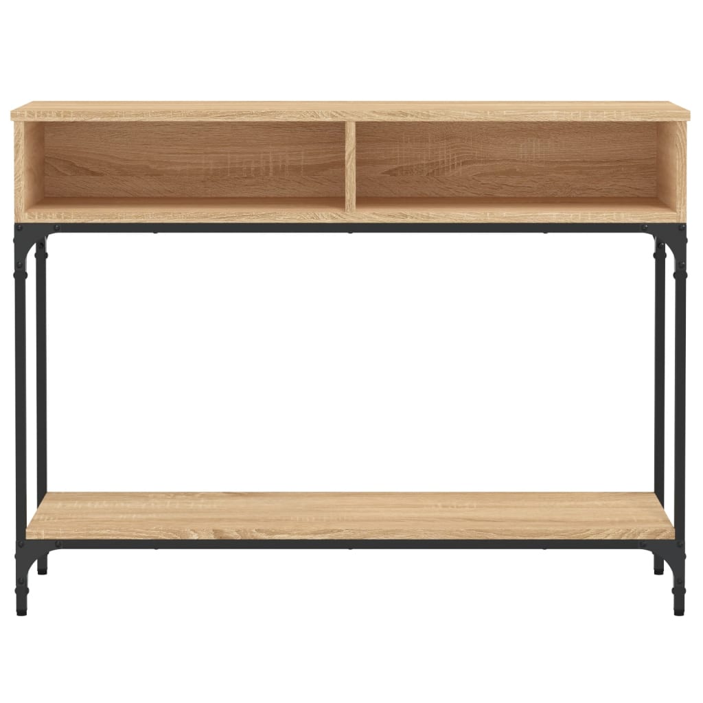 vidaXL Konzolový stolík dub sonoma 100x39x75 cm spracované drevo