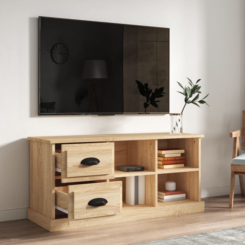 vidaXL TV skrinka dub sonoma 102x35,5x47,5 cm kompozitné drevo