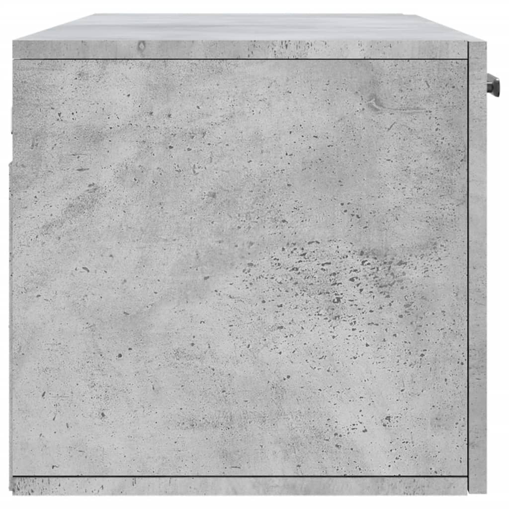 vidaXL Nástenná skrinka betónovo sivá 100x36,5x35cm kompozitné drevo