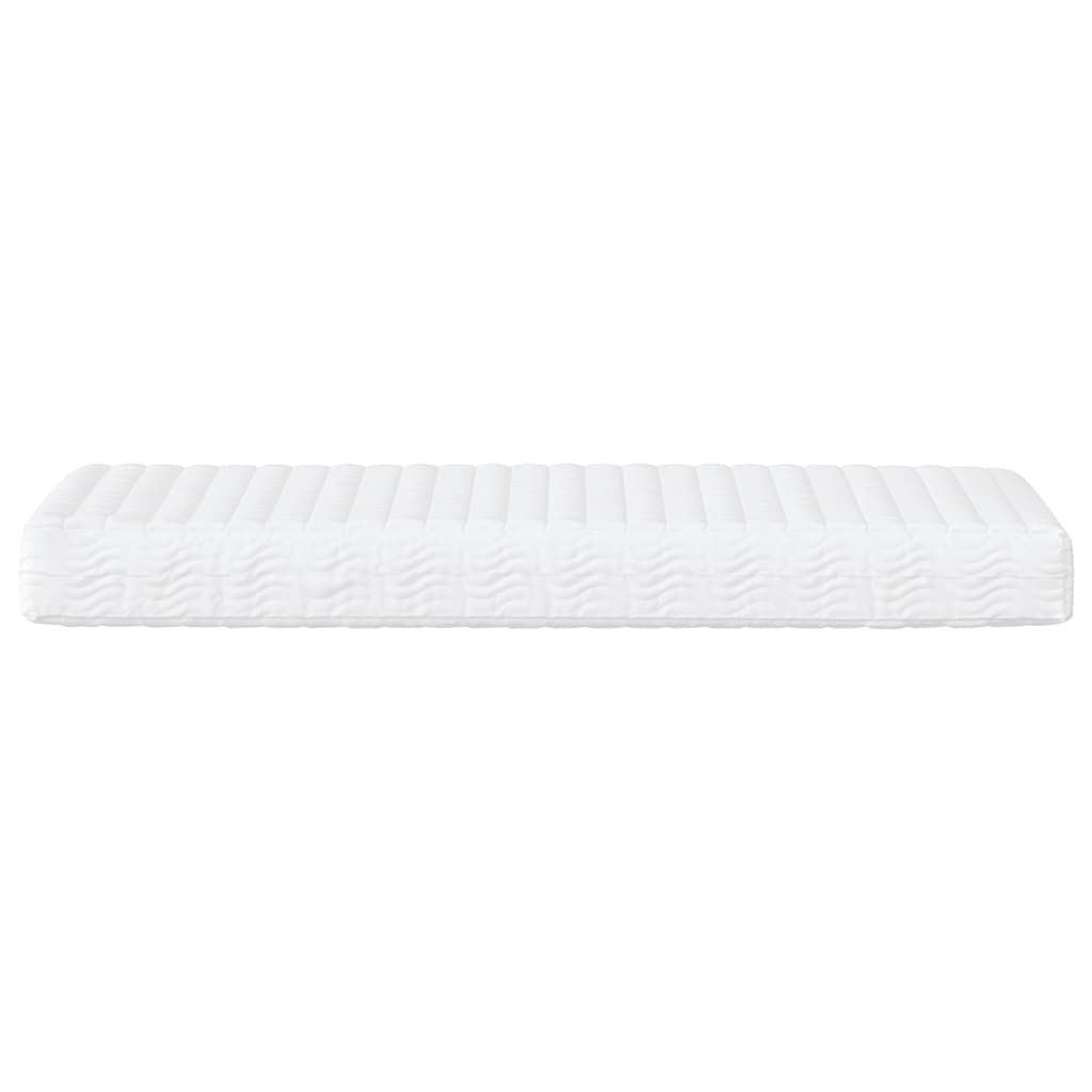 vidaXL Denná posteľ s matracom krémová 80x200 cm látka