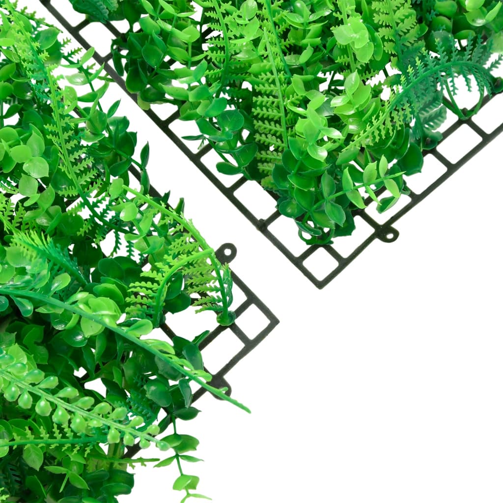  vidaXL Umelý plot z listov papradia 6 ks zelený 40x60 cm