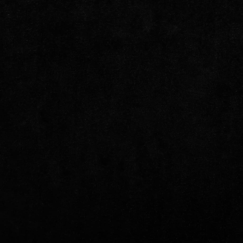 vidaXL Pelech pre psa, čierny 100x50x21 cm, zamat