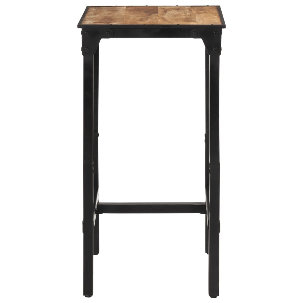 vidaXL Barový stôl 60x55x107 cm masívne surové mangovníkové drevo
