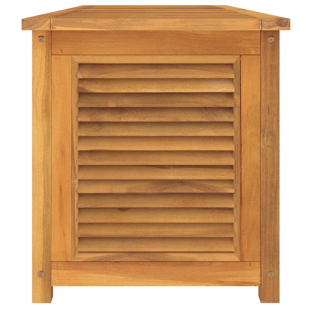 vidaXL Záhradný úložný box s vreckom 150x50x53 cm masívny teak