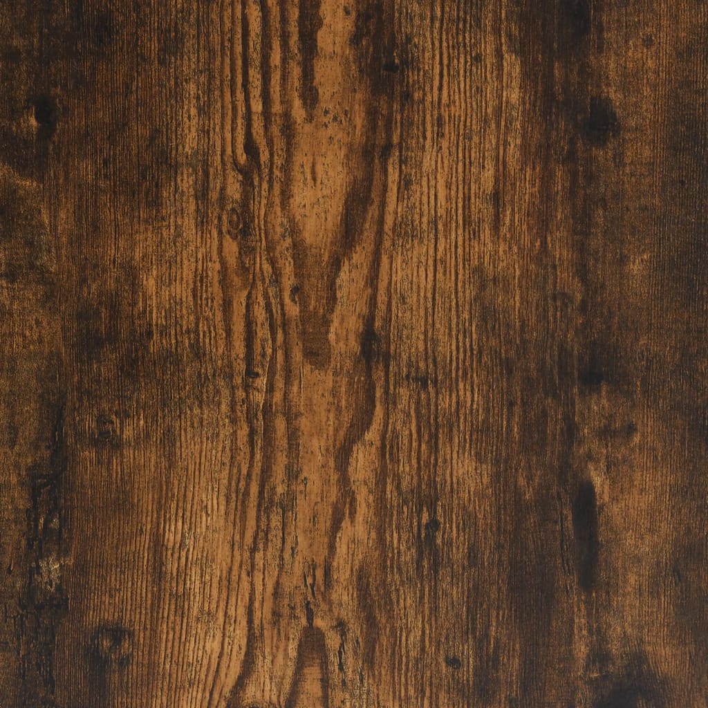 vidaXL Posteľný rám dymový dub 200x200 cm kompozitné drevo