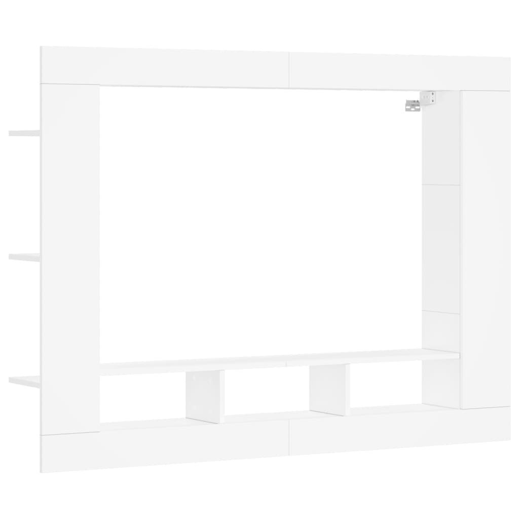 vidaXL TV skrinka čierna 152x22x113 cm kompozitné drevo