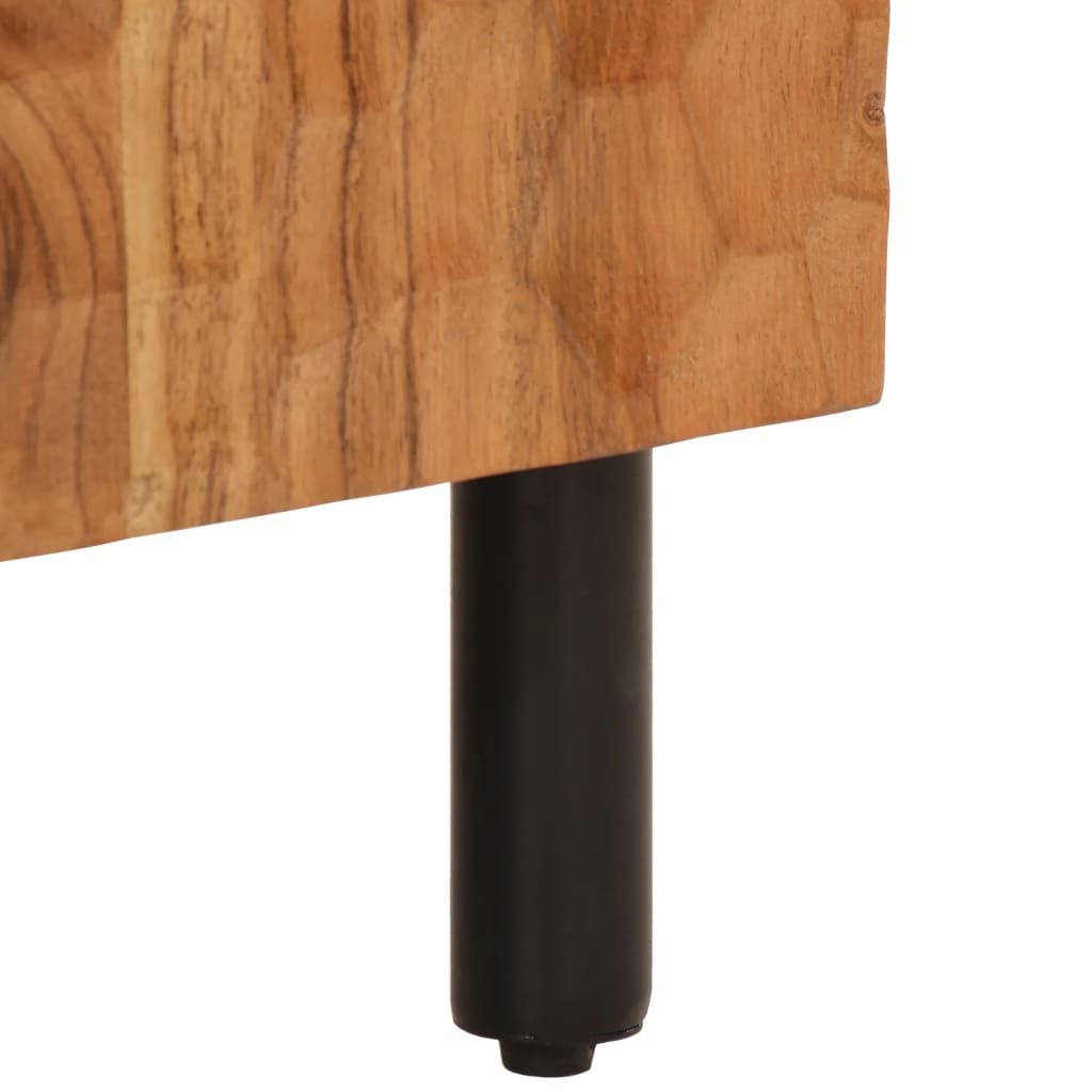 vidaXL Bočná skrinka 40x33x75 cm masívne akáciové drevo