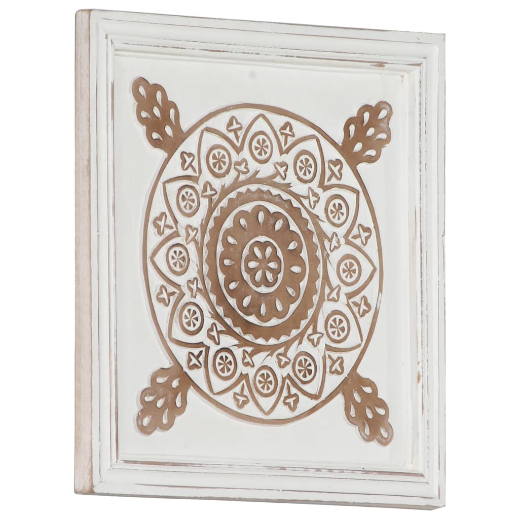 vidaXL Ručne vyrezávané nástenné panely 2 ks MDF 40x40x1,5 cm