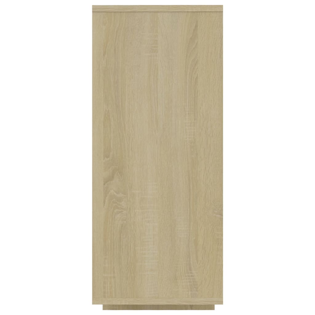 vidaXL Komoda, dub sonoma 120x30x75 cm, kompozitné drevo
