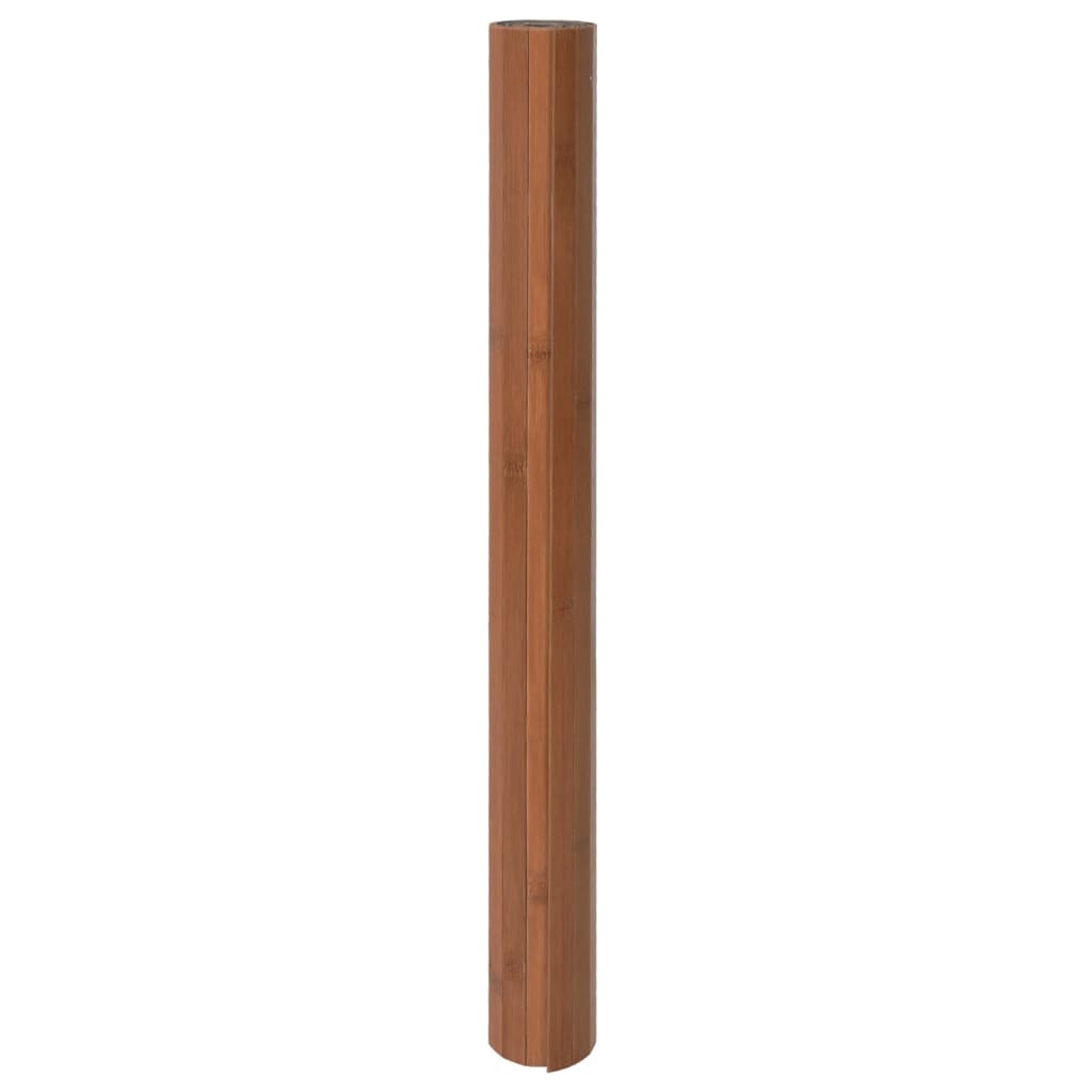 vidaXL Koberec obdĺžnikový hnedý 60x200 cm bambus
