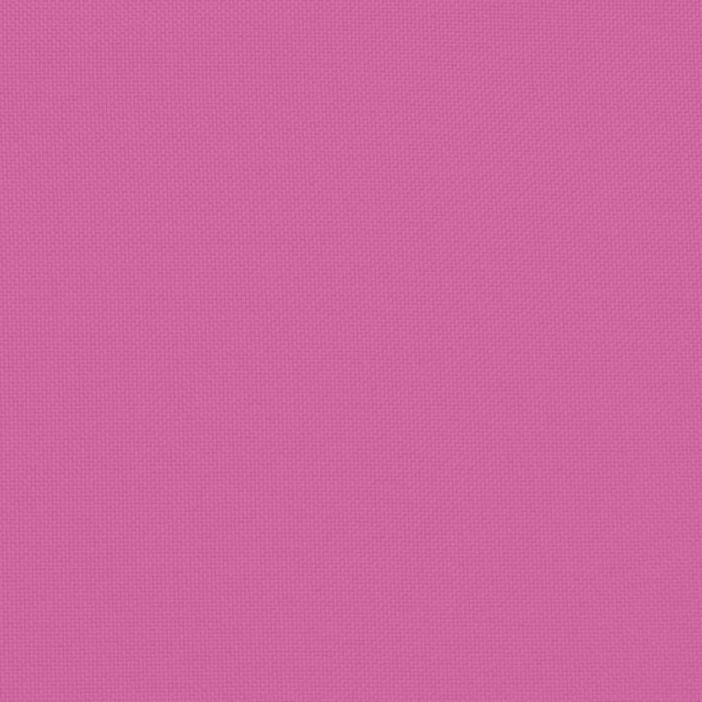 vidaXL Podložky na paletovú sedačku 7 ks ružové látka