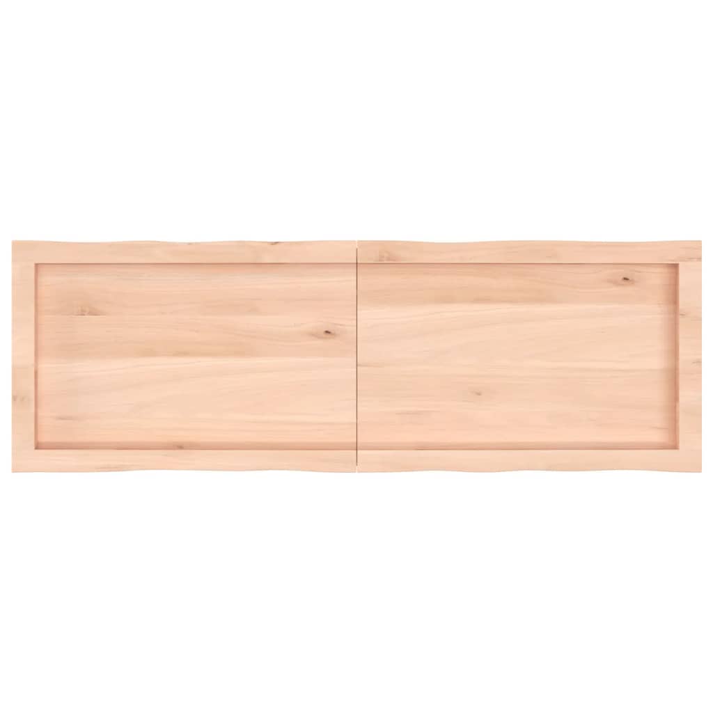 vidaXL Stolová doska 120x40x(2-4) cm neošetrený masív živé hrany