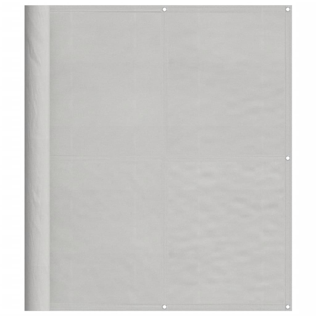 vidaXL Balkónová zástena bledosivá 120x800 cm 100% polyester oxford