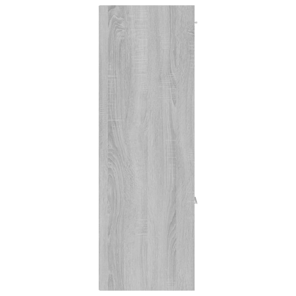 vidaXL Úložná skrinka sivý dub sonoma 60x29,5x90 cm