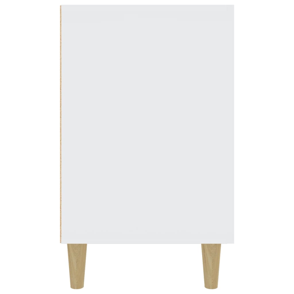 vidaXL Komoda, biela 100x36x60 cm, kompozitné drevo