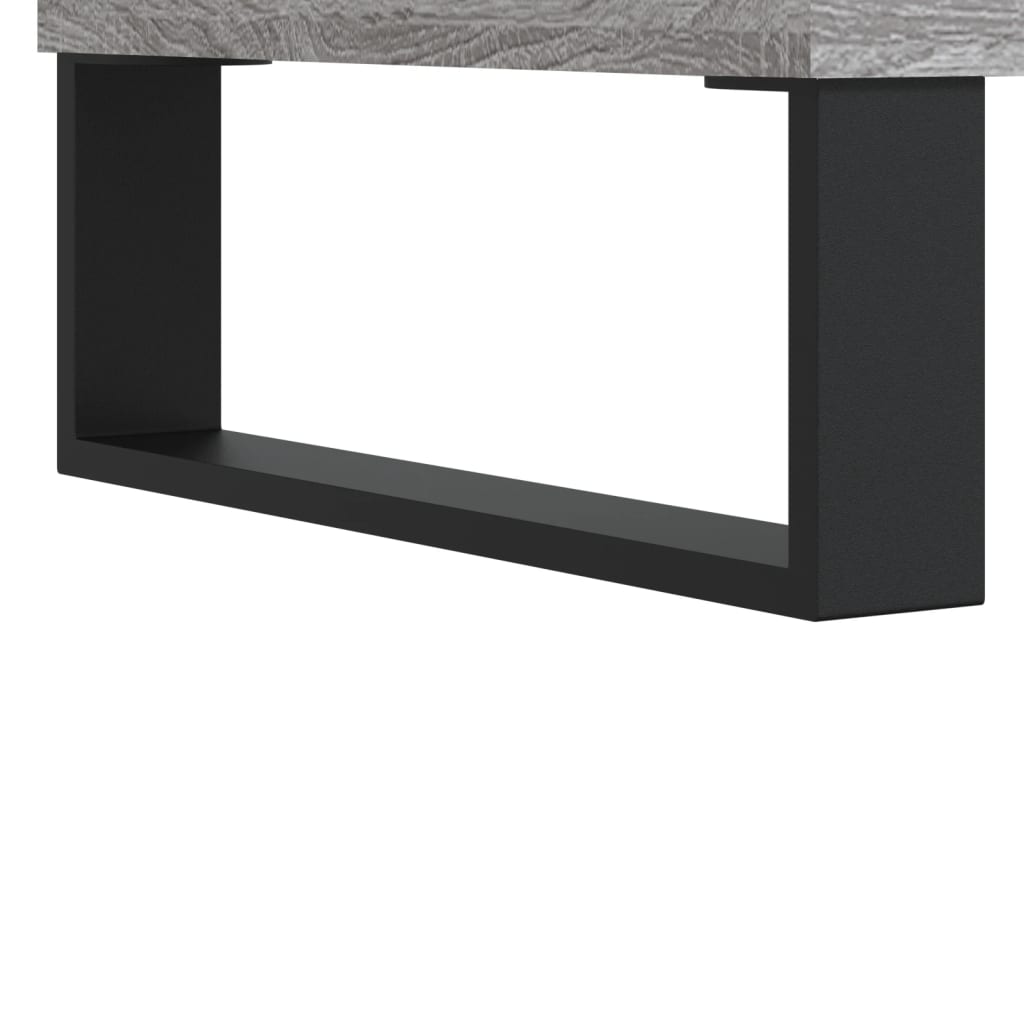 vidaXL Nočné stolíky 2 ks sivý dub sonoma 40x40x50 cm kompozitné drevo