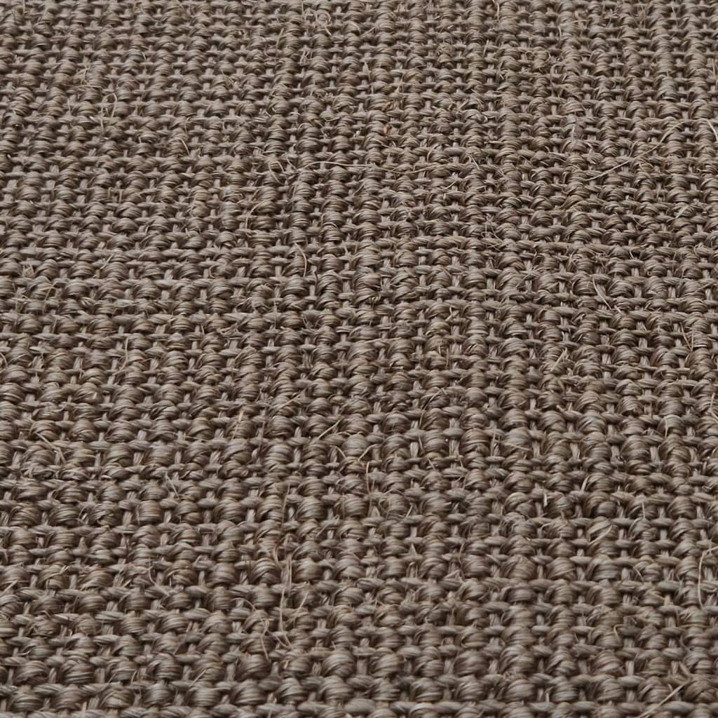 vidaXL Koberec prírodný sisal 80x300 cm hnedý