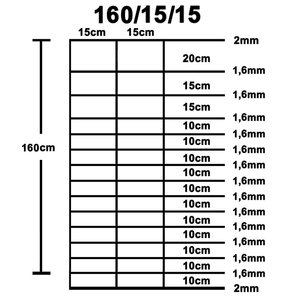 vidaXL Záhradný plot pozinkovaná oceľ strieborný 50x1,6 m