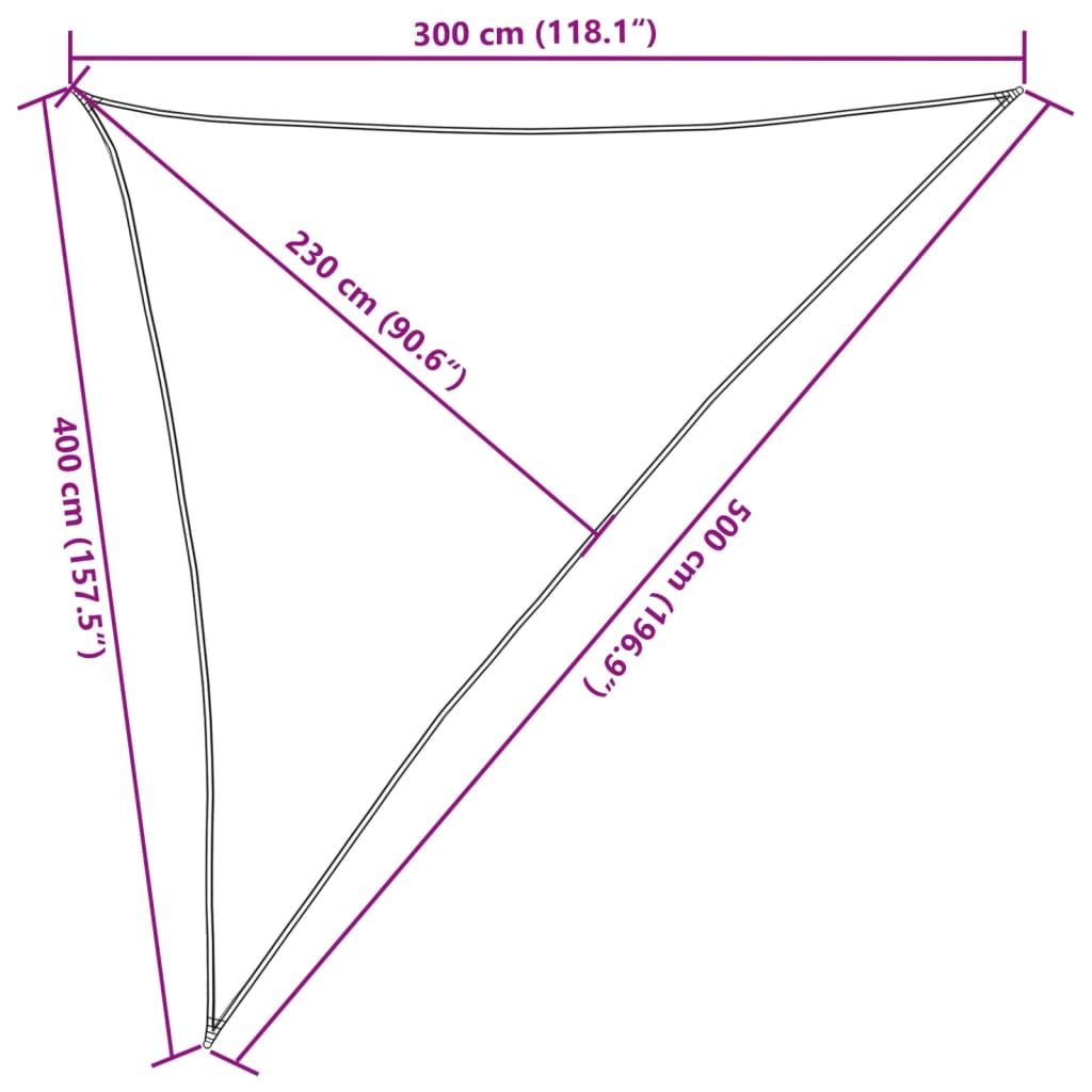 vidaXL Tieniaca plachta 160 g/m² tmavozelená 3x4x5 m HDPE